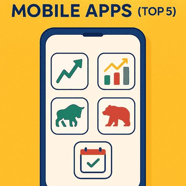 Share Market के लिए जरूरी Mobile Apps (Top 5) – 2025 की सबसे Powerful Hindi Guide