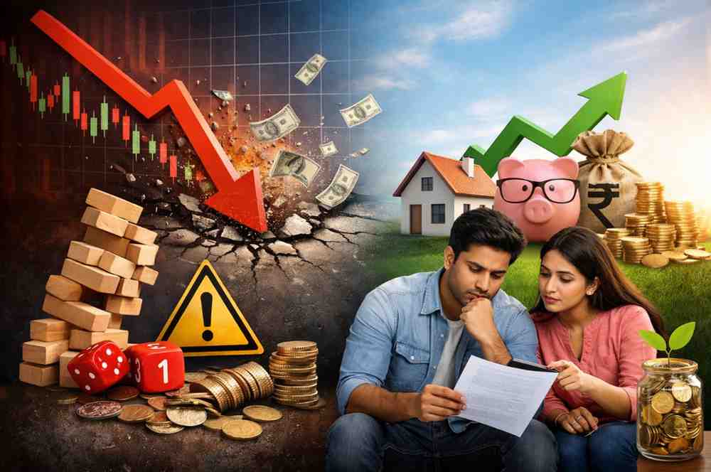 Beginners ke liye dangerous shares jaise penny stocks, hype stocks aur loss making companies ko avoid karne ka guide